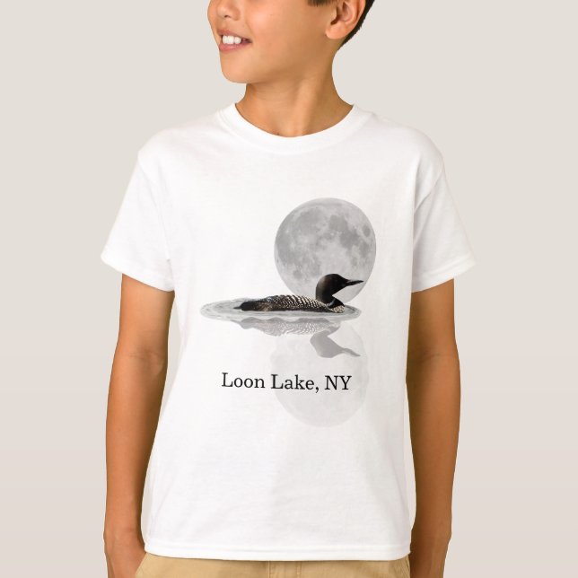 Loon Simmas in Moonlight Boy Child's T-Shirt (Framsida)