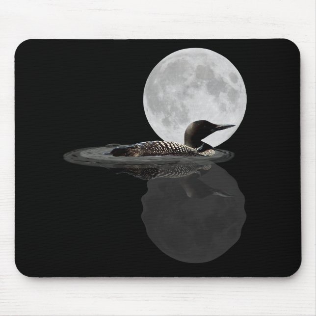 Loon Simmas in Moonlight Mouse Pad Musmatta (Framsidan)