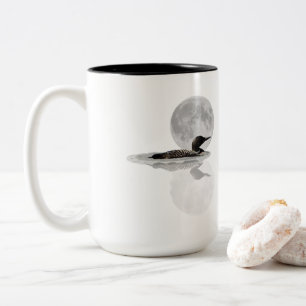 Loon Simmas in the Moonlight Coffee Mugg