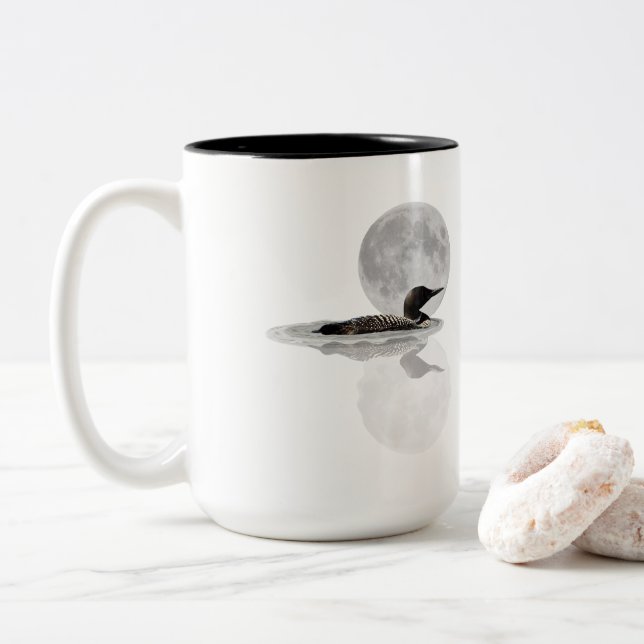 Loon Simmas in the Moonlight Coffee Mugg (Med munk)