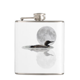 Loon Simmas in the Moonlight Drink Flask Fickplunta