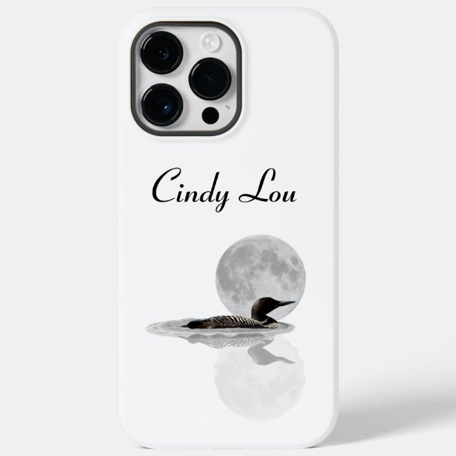 Loon Simmas in the Moonlight iPhone/iPad case (Baksida)