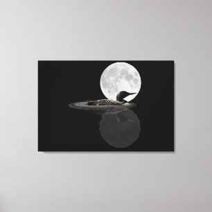 Loon Simmas in the Moonlight Kanvastryck