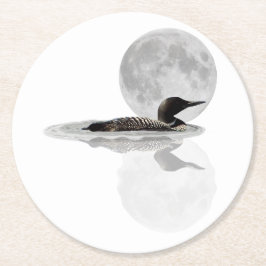 Loon Simmas in the Moonlight Papper Underlägg