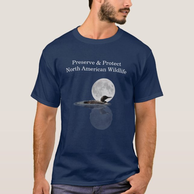 Loon Simmas in the Moonlight T-Shirt (Framsida)