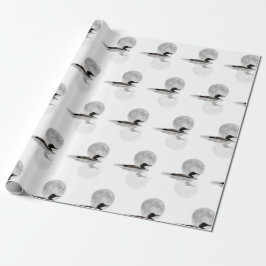 Loon Simmas in the Moonlight Wrapping Papper Presentpapper