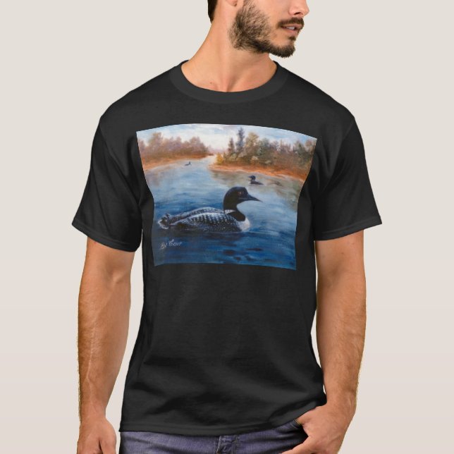 Loon sjöTshirt T-shirt (Framsida)