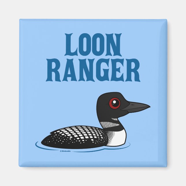 Loon Skogsvaktare Magnet (Framsidan)