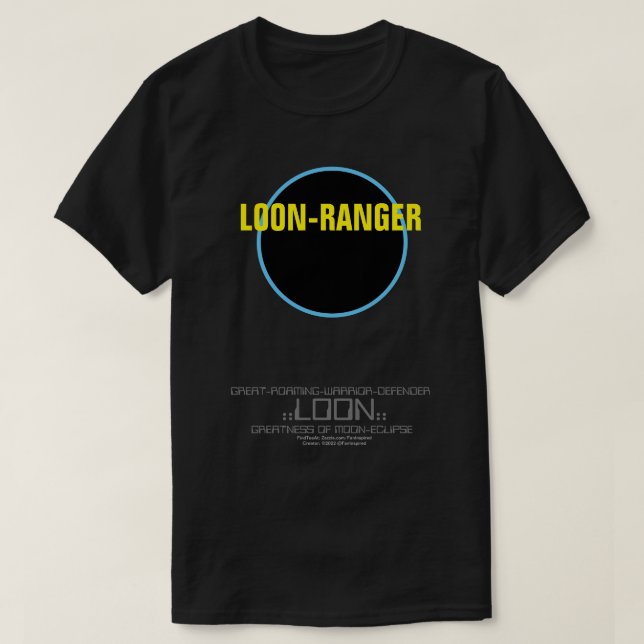 LOON SKOGSVAKTARE T-Shirt (Design framsida)