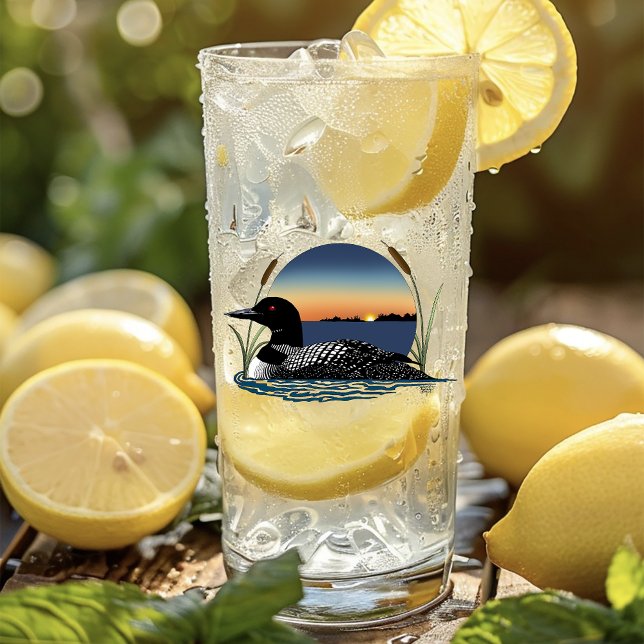 Loon Sunset Blue Glaskopp (Skapare uppladdad)