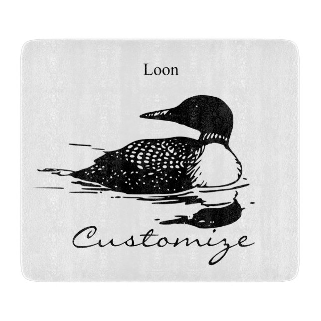 Loon Swimming Bird Art Thunder_Cove (Framsidan)