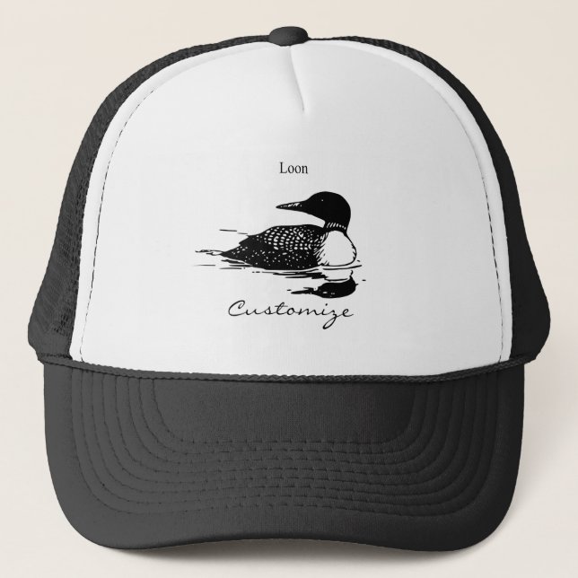 Loon Swimming Bird Art Thunder_Cove Keps (Framsida)