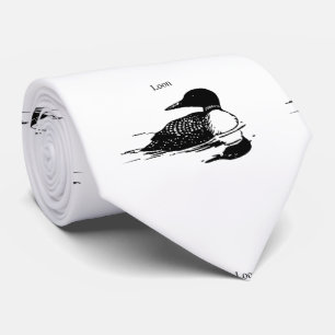 Loon Swimming Bird Art Thunder_Cove Slips