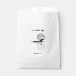 Loon Under Full Moon