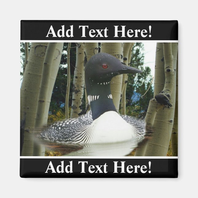 Loon Wilderness Magnet (Framsidan)