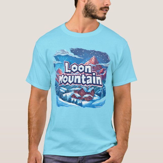 Loonberget: Din vinter Wonderland Apparel & Ac T Shirt (Framsida)