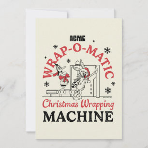 LOONEY TUNES™   ACME Wrap-O-Matic Inpackningsmaski Anteckningskort
