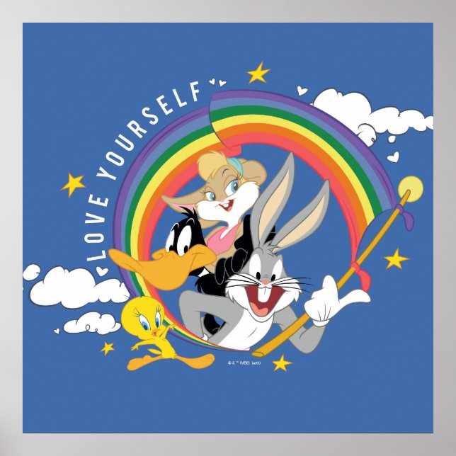 LOONEY TUNES™ - Älska dig själv Pride-märke Poster (Framsidan)