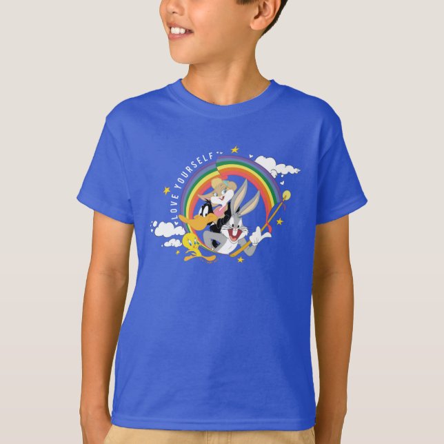 LOONEY TUNES™ - Älska dig själv stolthetsmärke T Shirt (Framsida)