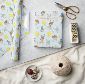 LOONEY TUNES™ Baby Shower Mönster Presentpapper