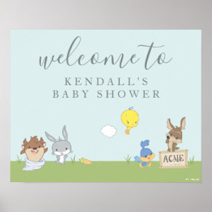 LoONEY TUNES™ Baby Shower Välkommen Poster