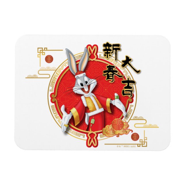 LOONEY TUNES™ | BUGS BUNNY™ Vårlycka Magnet (Horisontell)