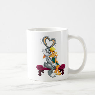 Looney Tunes Bugs Och Lola Hjärtan Alla Hjärtans D Kaffemugg