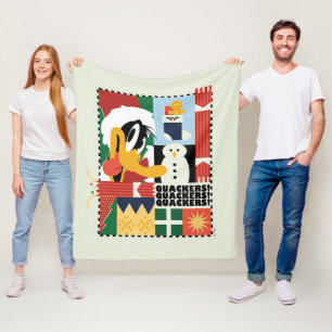 LOONEY TUNES™ DAFFY ANKA™-Helgdag Fleecefilt