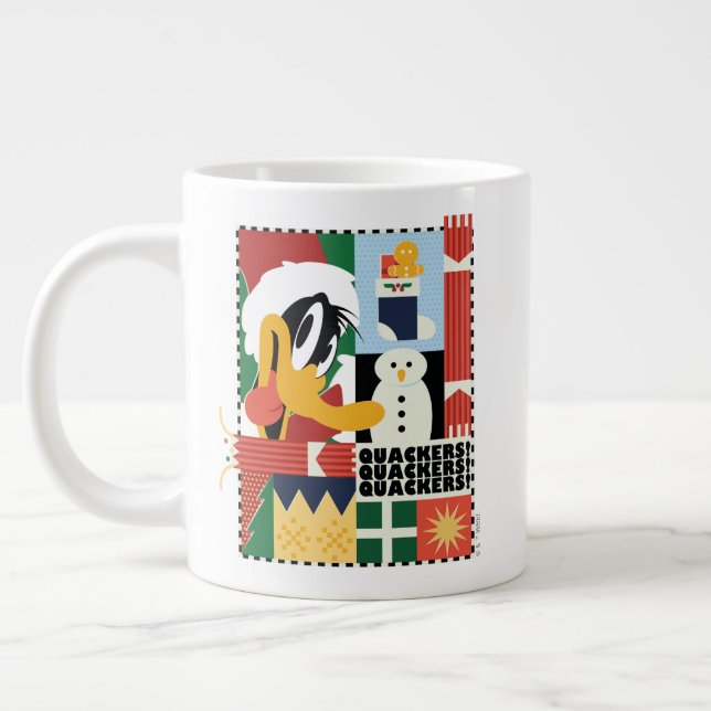 LOONEY TUNES™ DAFFY ANKA™-Helgdag Jumbo Mugg (Vänster)