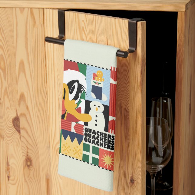 LOONEY TUNES™ DAFFY ANKA™-Helgdag Kökshandduk (Thirds Fold)