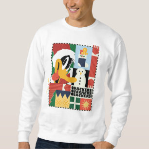 LOONEY TUNES™ DAFFY ANKA™-Helgdag Lång Ärmad Tröja