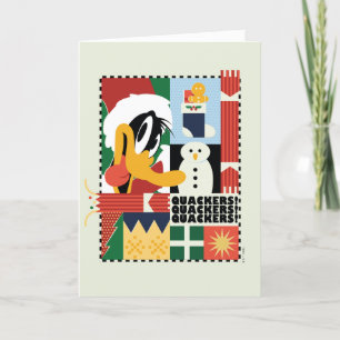 LOONEY TUNES™ DAFFY DUCK™ Holiday Quackers Helgkort