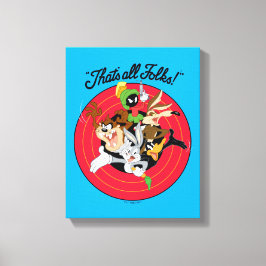 LOONEY TUNES™ "DET ÄR ALLA FOLKS!™" Bullseye Group Canvastryck