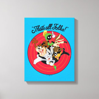 LOONEY TUNES™ "DET ÄR ALLA FOLKS!™" Bullseye Group Canvastryck