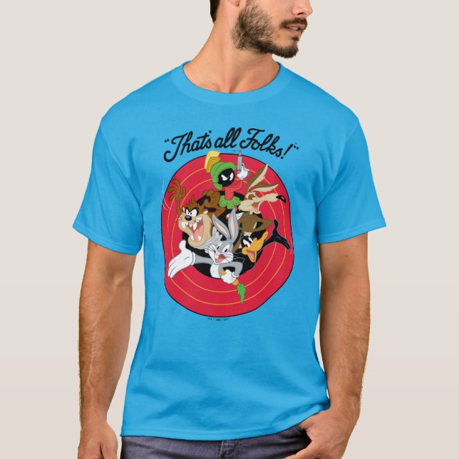 LOONEY TUNES™ "DET ÄR ALLA FOLKS!™" Bullseye Group T Shirt (Framsida)