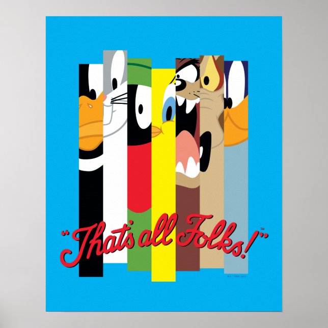 LOONEY TUNES™ DET ÄR ALLA FOLKS!™-segmenttecken Poster (Framsidan)