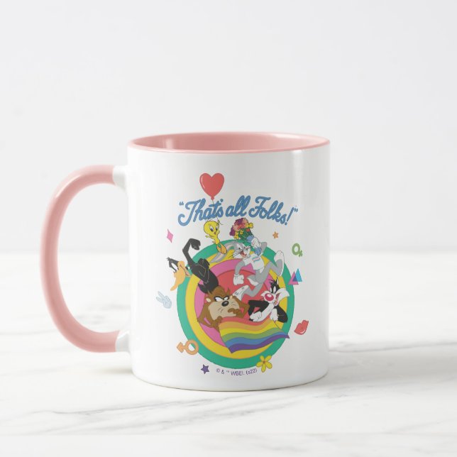 LOONEY TUNES™ - Det är alla mappar! Pride Bullseye Mugg (Vänster)
