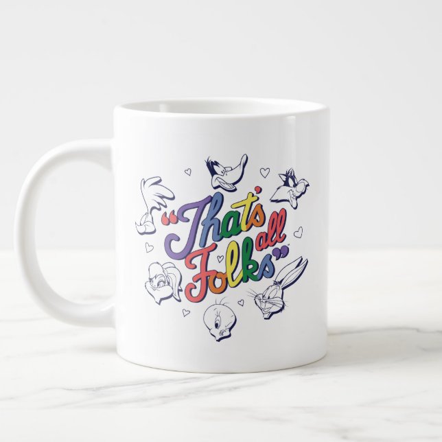 LOONEY TUNES™ - Det är alla mappar! Pridets namn Jumbo Mugg (Vänster)