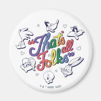 LOONEY TUNES™ - Det är alla mappar! Pridets namn Magnet