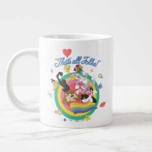 LOONEY TUNES™ - Det är allt, folk! Pride-mittpunkt Jumbo Mugg