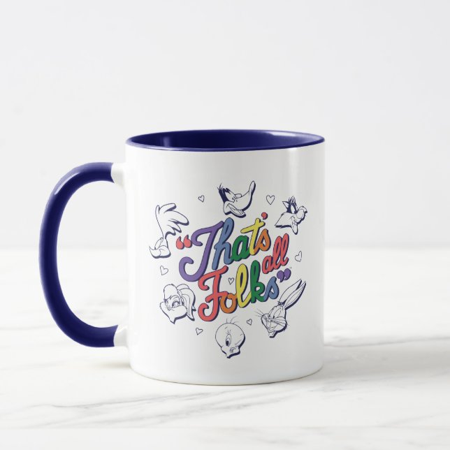 LOONEY TUNES™ - Det är allt, folk! Stolthetsmärke Mugg (Vänster)
