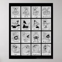 LOONEY TUNES™-diagram för teckenredigering