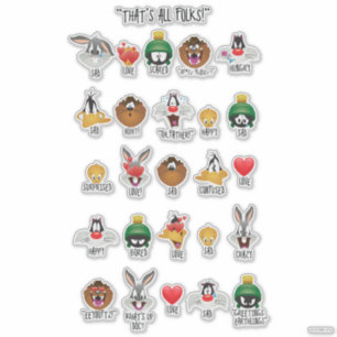 LOONEY TUNES™ Emoji Chart Klistermärken