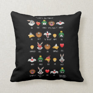 LOONEY TUNES™ Emoji Chart Kudde