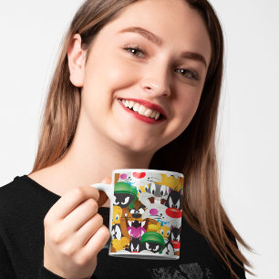 LOONEY TUNES™ Emoji Mönster Kaffemugg