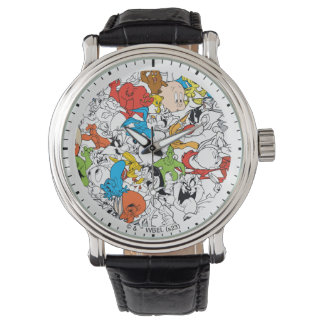 LOONEY TUNES™ Färg Pop Mönster Armbandsur