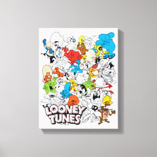 LOONEY TUNES™ Färg Pop Mönster Canvastryck