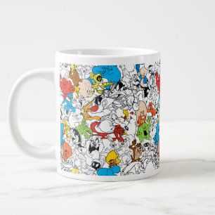 LOONEY TUNES™ Färg Pop Mönster Jumbo Mugg