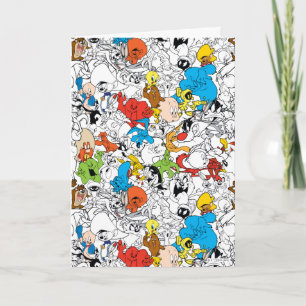 LOONEY TUNES™ Färg Pop Mönster Kort