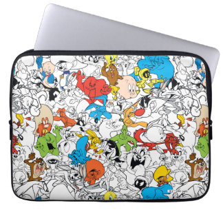 LOONEY TUNES™ Färg Pop Mönster Laptop Fodral